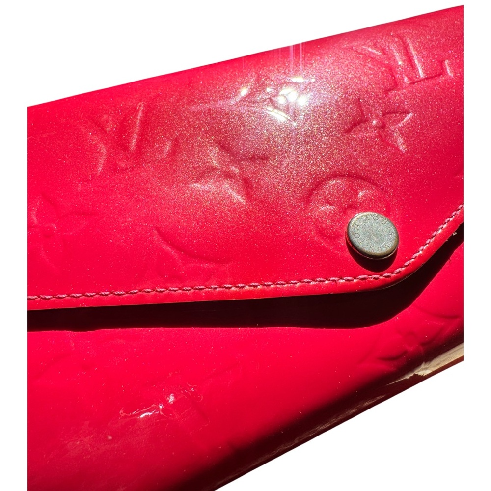 BEAUTIFUL! Authentic Louis Vuitton Vernice Pink Wallet Patent Leather - Picture 4 of 10